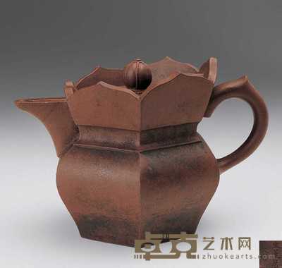 民国 大彬款紫砂僧帽壶 高11.4cm